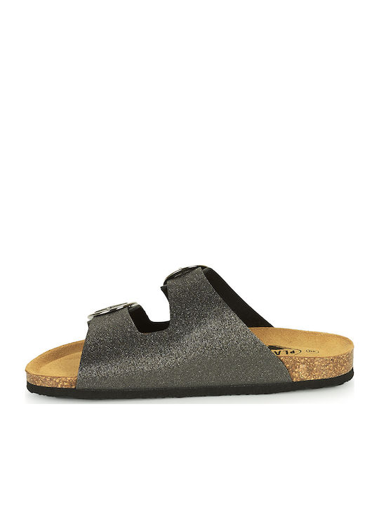 Brigate Women's Flat Sandals in Black Color