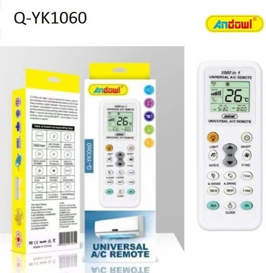 Andowl Universal Air Conditioner Remote Control