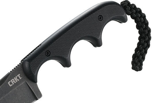 Columbia River Knives Minimalist Cleaver Blackout Knife Black in Sheath