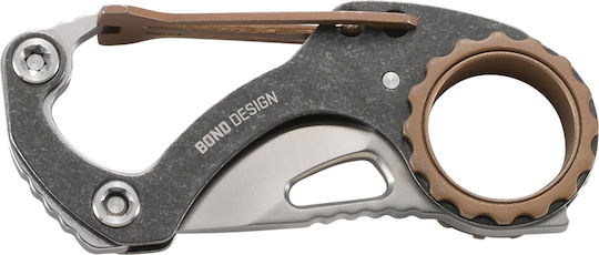 Columbia River Knives Compano Carabiner Pocket Knife Gray