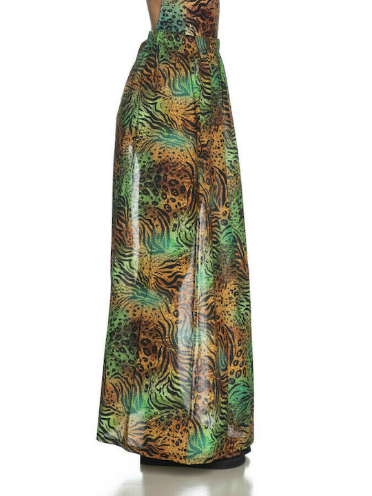 4GIVENESS Dappled Skirt With Jungle Print