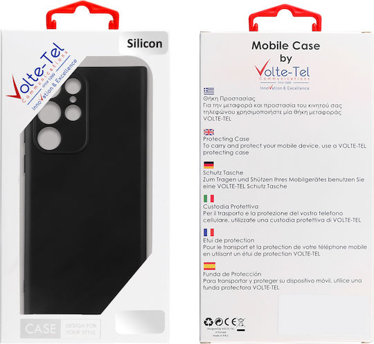 Volte-Tel Back Cover Σιλικόνης Μαύρο (Vivo V23)