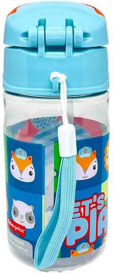 Fisher Price Παιδικό Παγούρι Πλαστικό με Καλαμάκι 350ml