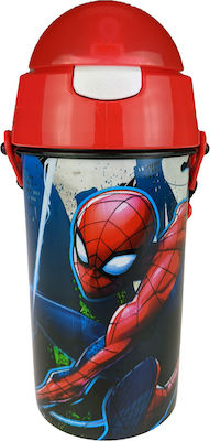 Gim Πλαστικό Παγούρι Spiderman Classic σε Κόκκινο χρώμα 500ml