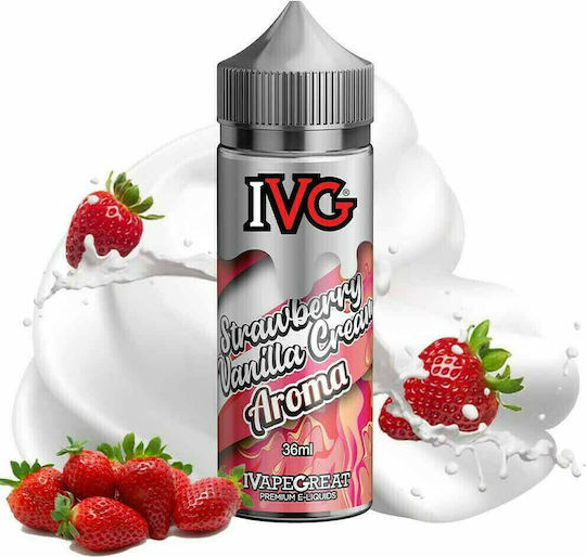 IVG Flavor Shot Strawberry Vanilla Cream 36ml/120ml 1τμχ