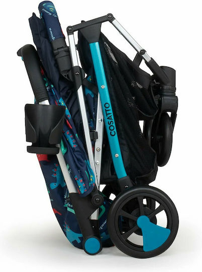 Cosatto Woosh 3 D is for Dino Baby Stroller Suitable for Newborn Navy Blue 7.2kg