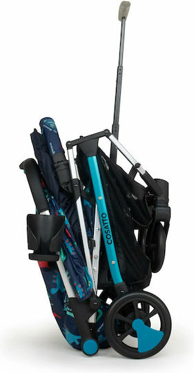 Cosatto Woosh 3 D is for Dino Baby Stroller Suitable for Newborn Navy Blue 7.2kg