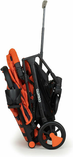 Cosatto Woosh 3 Kinderwagen Geeignet für Neugeborene Orange 7.2kg