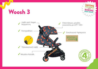 Cosatto Woosh 3 Hear us Roar Kinderwagen Geeignet für Neugeborene Mehrfarbig 7.2kg