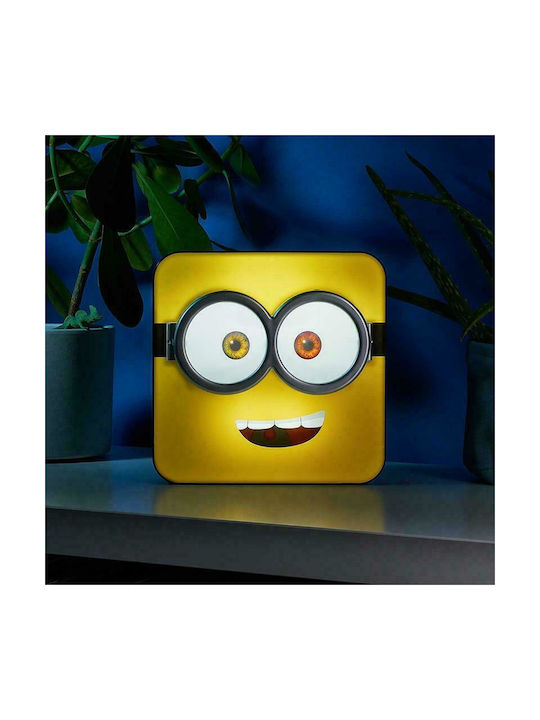 Numskull Παιδικό Διακοσμητικό Φωτιστικό Minions Κίτρινο 20x20cm
