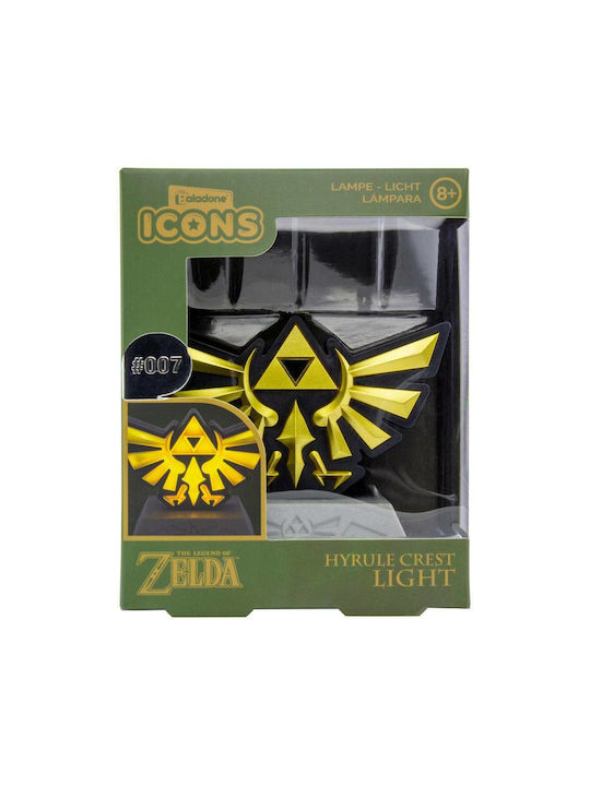 Paladone Kids Decorative Lamp The Legend of Zelda Hyrule Crest Gold