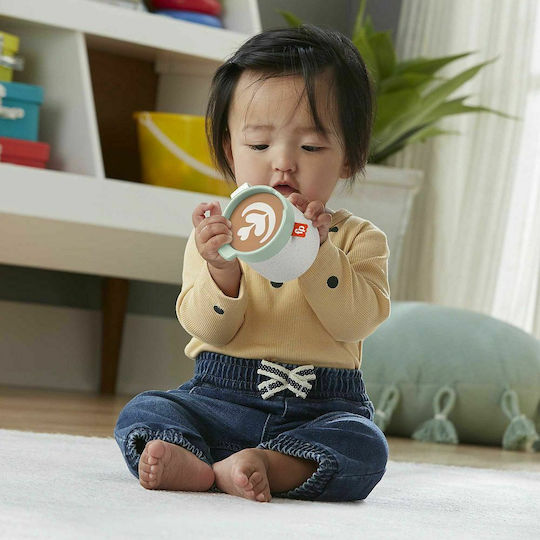 Fisher Price Coffee Cup Μασητική Κουδουνίστρα Οδοντοφυΐας από Πλαστικό για 3 m+