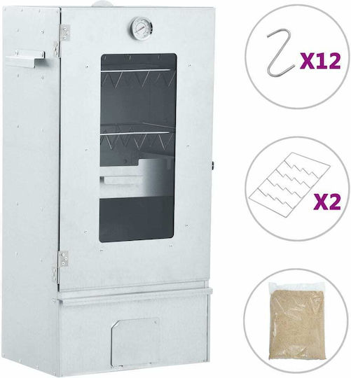 vidaXL Smoker Smoking Oven 44,5x29x83cm