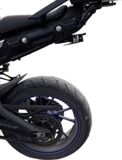 Cosmo Foldable Motorcycle License Plate Holder for Yamaha MT-09 Tracer 900 Tracer 700