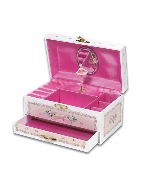 Goki Music Box Ballet Dancer Made of Wood