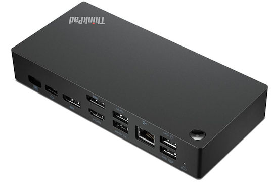 Lenovo ThinkPad Thunderbolt 4 Smart Dock Thunderbolt 4 Docking Station με HDMI/DisplayPort 4K PD Ethernet Μαύρο