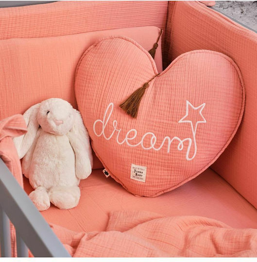 Funna Baby Crib Decorative Pillows Dream Coral 35x45cm 2pcs