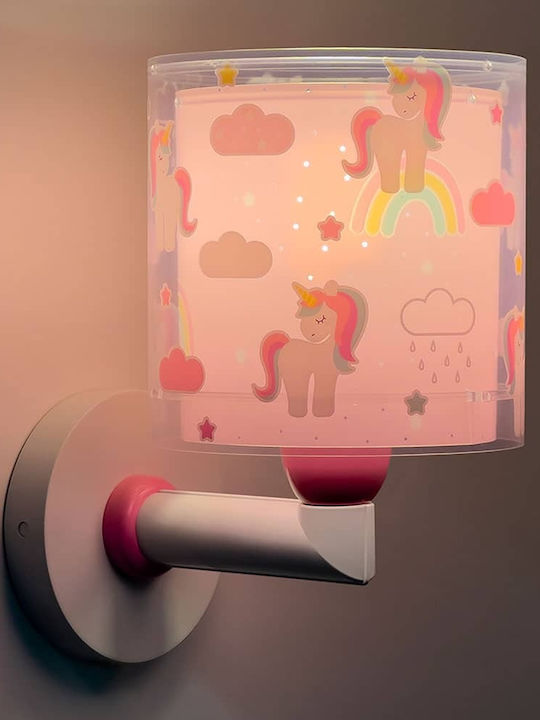 Ango Lumină de perete pentru copii Plastic Unicorns