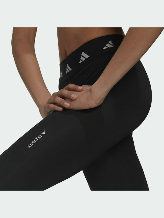 Techfit Training Γυναικείο Μακρύ Κολάν Σύσφιξης Μαύρο