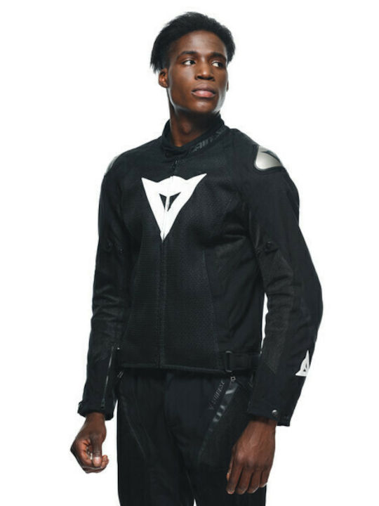 Dainese Energyca Air Tex Herren Motorradjacke 4 Jahreszeiten Black/Black