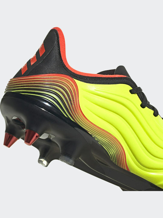 adidas Copa Sense.1 Fußballschuhe mit Stollen Team Solar Yellow / Solar Red / Core Black