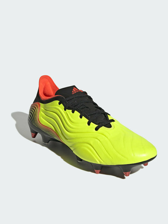adidas Copa Sense.1 Ποδοσφαιρικά Παπούτσια με Τάπες SG Team Solar Yellow / Solar Red / Core Black