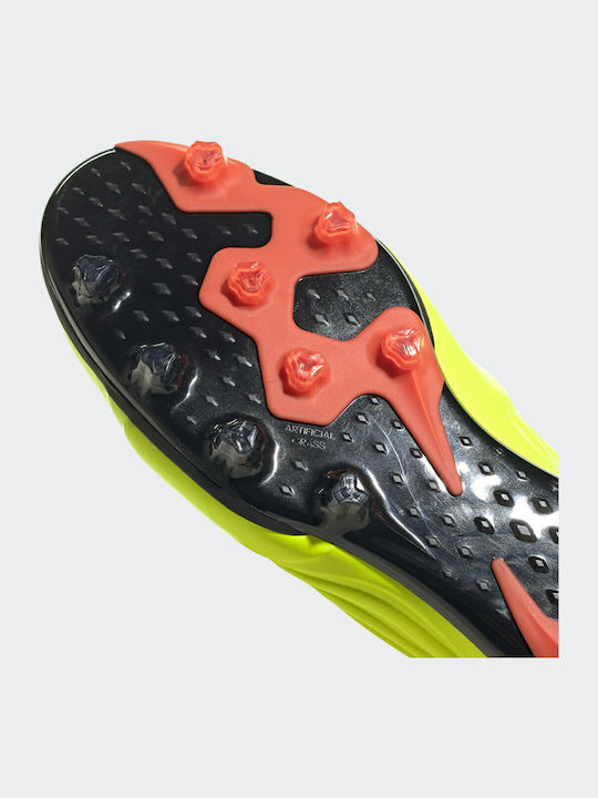 adidas Copa Sense.1 Ποδοσφαιρικά Παπούτσια με Τάπες AG Team Solar Yellow / Solar Red / Core Black