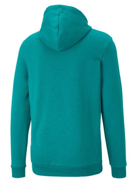 Puma Kids Sweatshirt with Hood and Pocket Light Blue Essentials 2