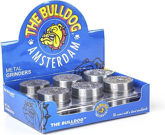 The Bulldog Amsterdam Râșniță Metal 2 Parts 40mm Argintiu