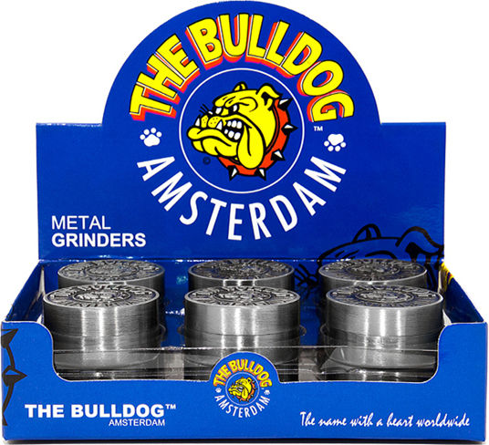 The Bulldog Amsterdam Râșniță Metal 2 Parts 40mm Argintiu