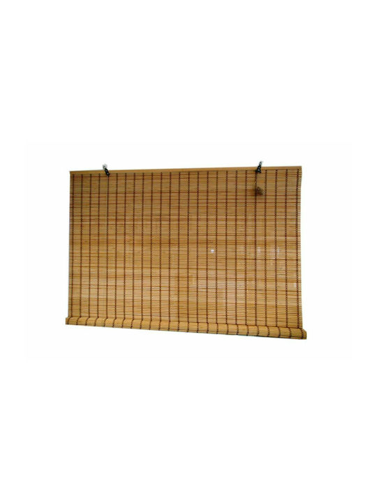 Sidirela Beschattungsrollo Bamboo in Beige Farbe L150xH180cm