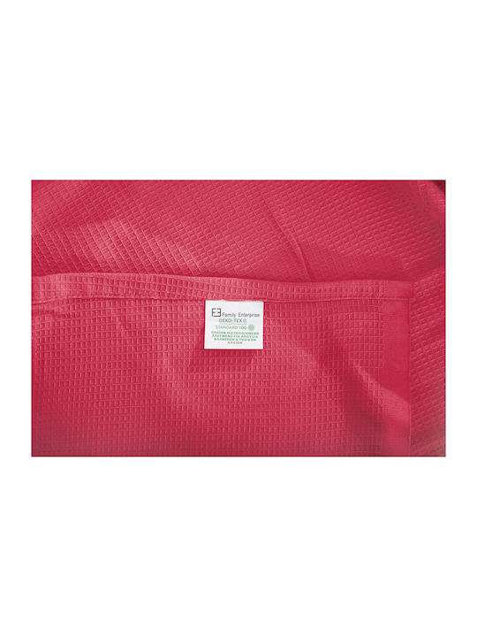 Family Enterprise Pique Single Blanket 170x250cm Fuchsia