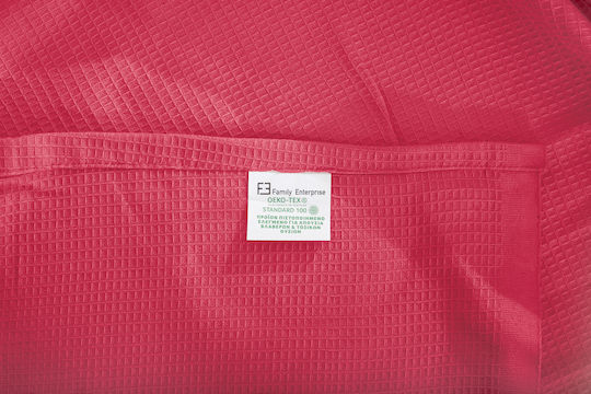 Family Enterprise Pique Single Blanket 170x250cm Fuchsia