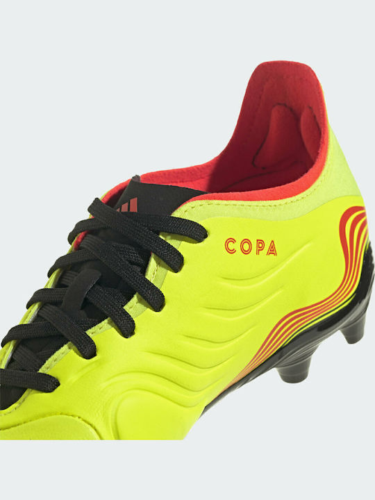 Παιδικά Ποδοσφαιρικά Παπούτσια Copa Sense.1 με Τάπες Team Solar Yellow / Solar Red / Core Black