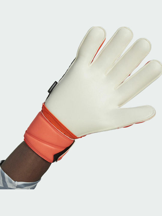 adidas Predator Edge Fingersave Γάντια Τερματοφύλακα Ενηλίκων Πορτοκαλί