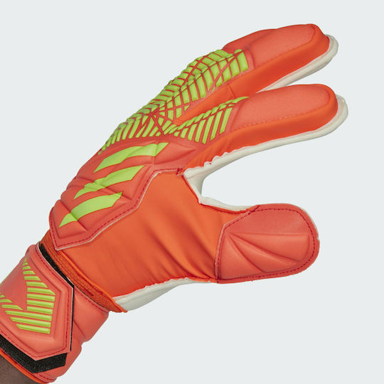 adidas Predator Edge Fingersave Adults Goalkeeper Gloves Orange