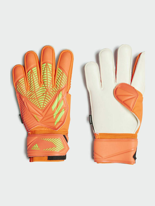 adidas Predator Edge Fingersave Γάντια Τερματοφύλακα Ενηλίκων Πορτοκαλί