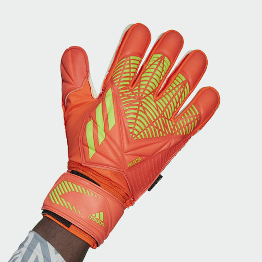 adidas Predator Edge Fingersave Adults Goalkeeper Gloves Orange