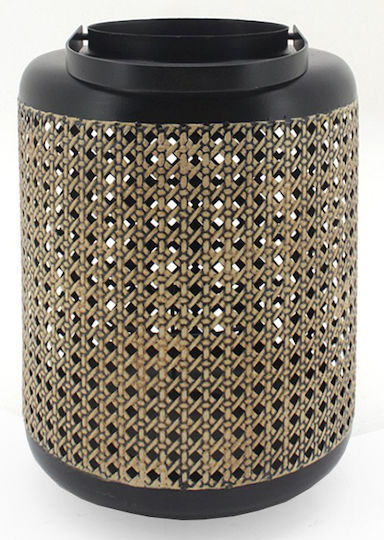 Zaros Laterne Metallisch Black 24.5x24.5x31.5cm 1Stück