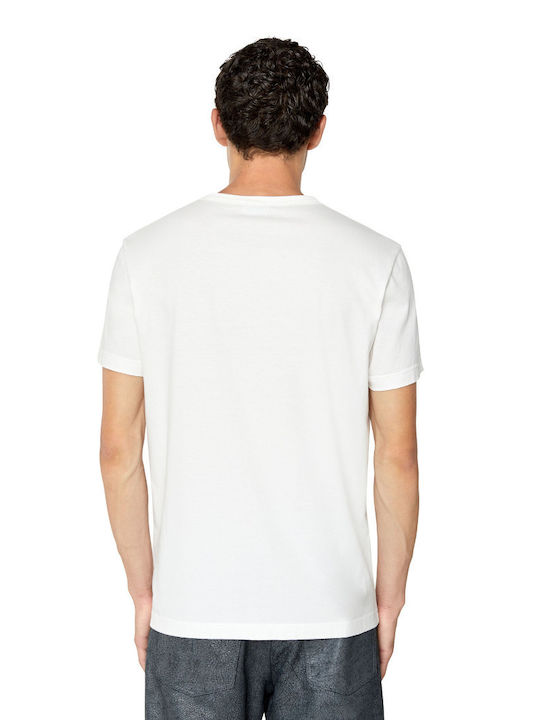 Diesel Men's Short Sleeve T-shirt White