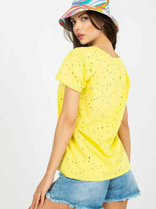 Fancy Women's T-shirt Yellow