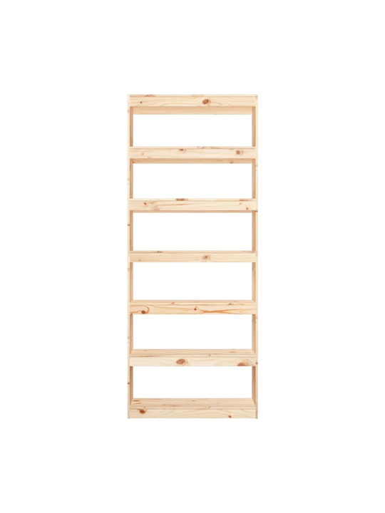 Beige Bookcase 80x30x199.5cm