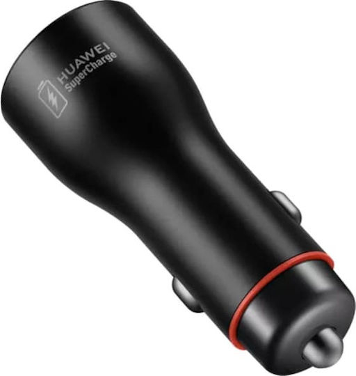 Huawei CP36 Car Charger 22.5W 2.25A with 2xUSB Ports with Type-C Cable Black Colour