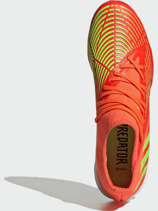 adidas Predator Edge.3 Football Shoes with Molded Cleats Solar Red / Team Solar Green / Core Black