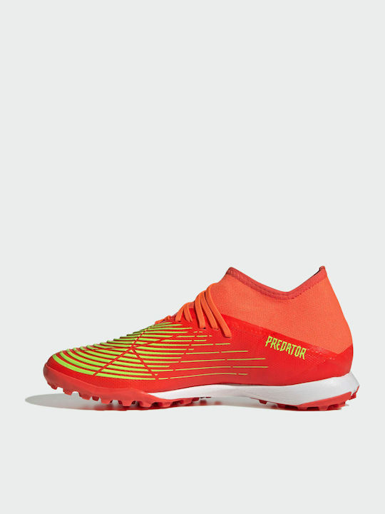adidas Predator Edge.3 Football Shoes with Molded Cleats Solar Red / Team Solar Green / Core Black