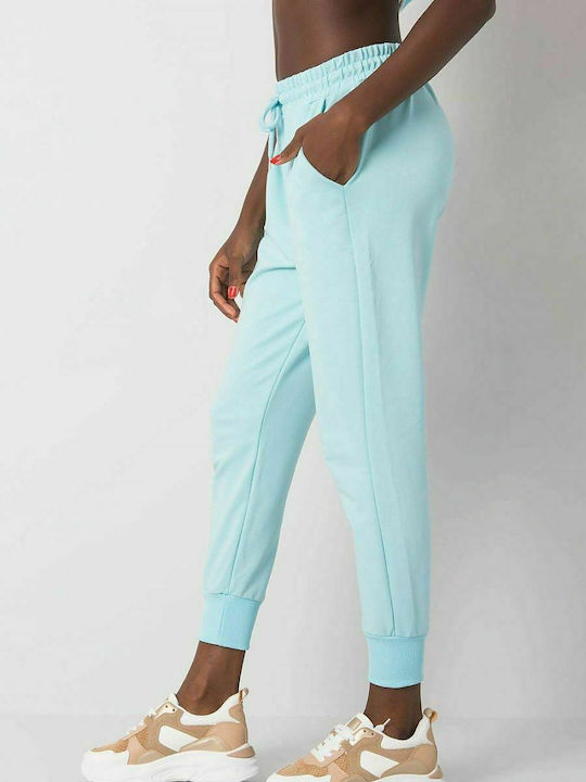 Fancy Women's Jogger Sweatpants Turquoise