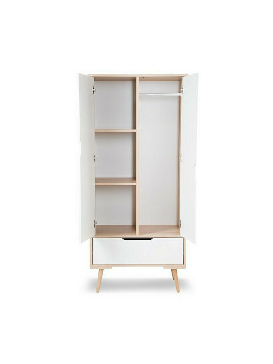 Ντουλάπα Sofie Δίφυλλη 80x50x180cm Ντουλάπα Sofie Δίφυλλη 80x50x180cm