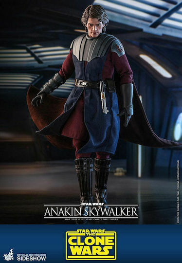Hot Toys Star Wars Anakin Skywalker The Clone Wars Action Figure Height 31cm in Scale 1:6