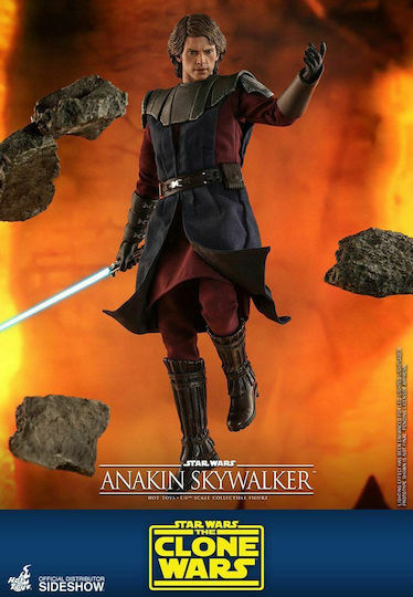 Hot Toys Star Wars Anakin Skywalker The Clone Wars Action Figure Height 31cm in Scale 1:6