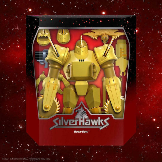 Super7 SilverHawks: Buzz-Saw Φιγούρα Δράσης 20εκ.